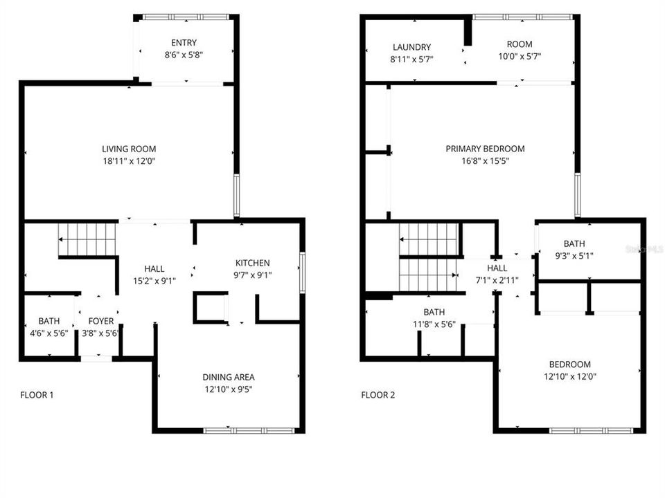 На продажу: $359,000 (2 спален, 2 ванн, 1258 Квадратных фут)