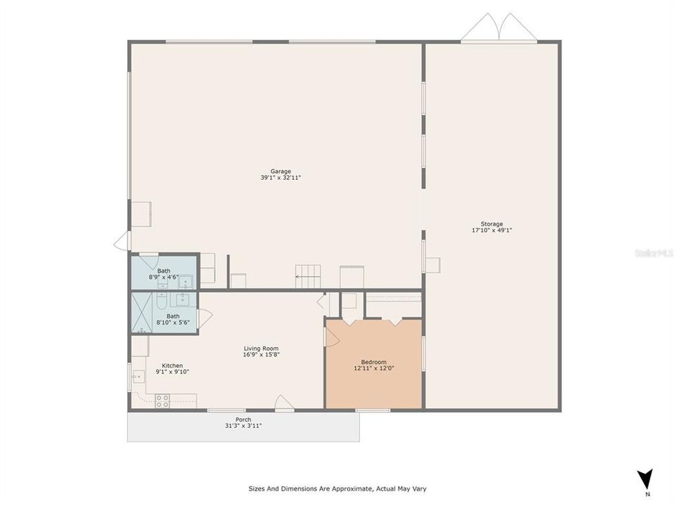 На продажу: $1,100,000 (3 спален, 2 ванн, 1940 Квадратных фут)