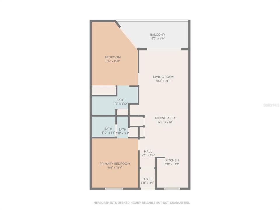 For Sale: $375,000 (2 beds, 2 baths, 950 Square Feet)