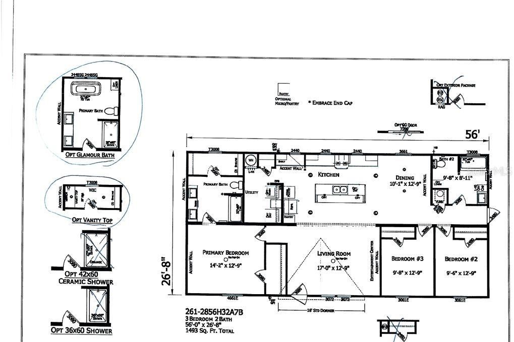 Active With Contract: $265,900 (3 beds, 2 baths, 1493 Square Feet)