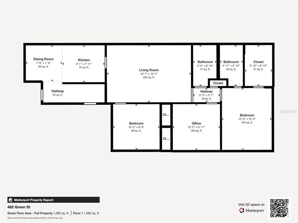 Active With Contract: $225,000 (3 beds, 2 baths, 1071 Square Feet)