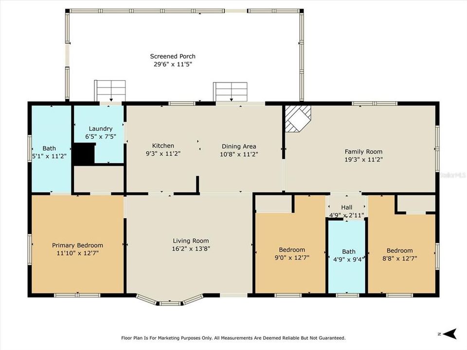 For Sale: $195,000 (3 beds, 2 baths, 1352 Square Feet)