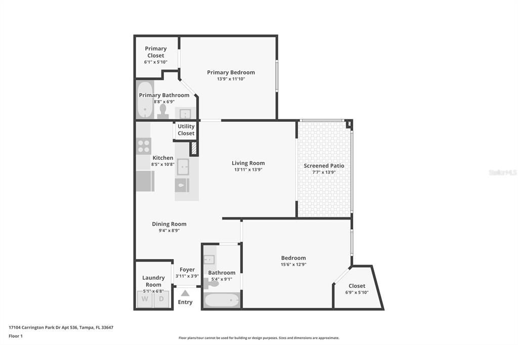 For Sale: $179,000 (2 beds, 2 baths, 1032 Square Feet)