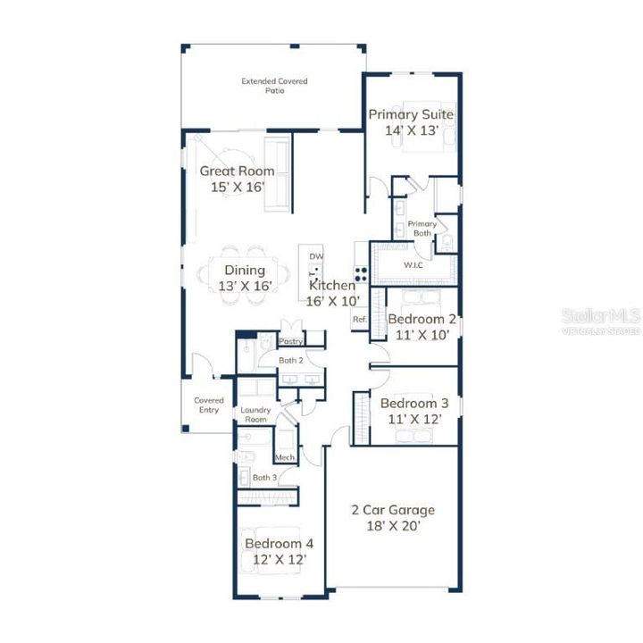 На продажу: $369,900 (4 спален, 3 ванн, 2147 Квадратных фут)