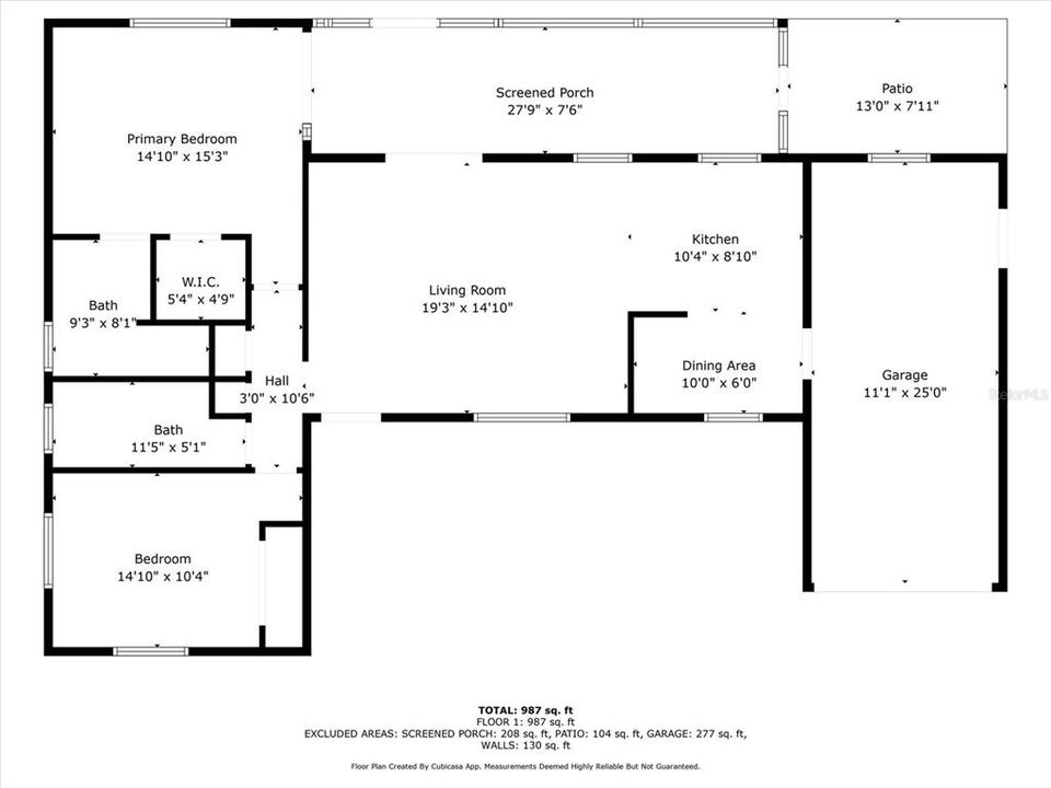 Active With Contract: $215,000 (2 beds, 2 baths, 1072 Square Feet)