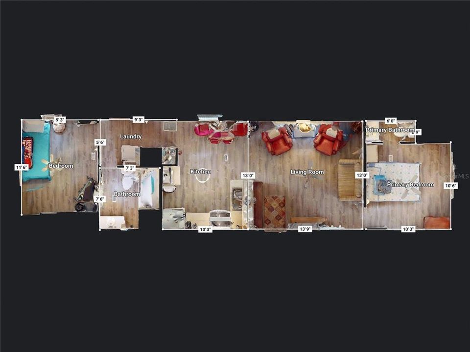 For Sale: $119,900 (2 beds, 1 baths, 784 Square Feet)