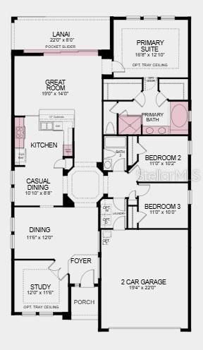 合同活跃: $584,474 (3 贝兹, 2 浴室, 2055 平方英尺)