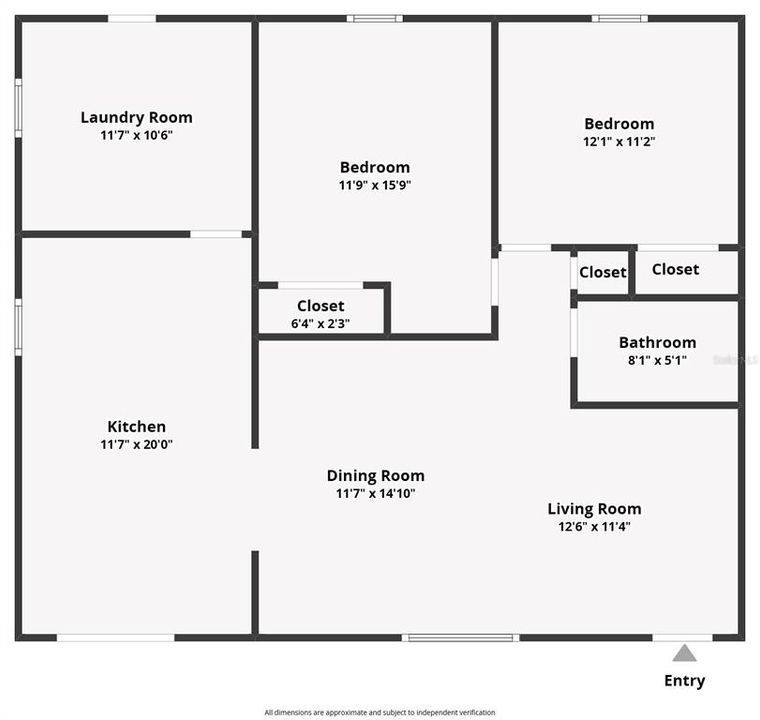 出租: $1,650 (2 贝兹, 1 浴室, 1184 平方英尺)