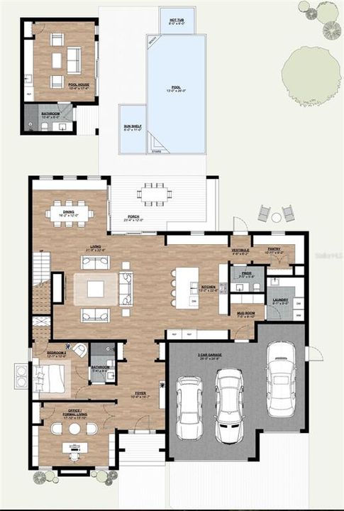 For Sale: $2,995,000 (6 beds, 5 baths, 4795 Square Feet)