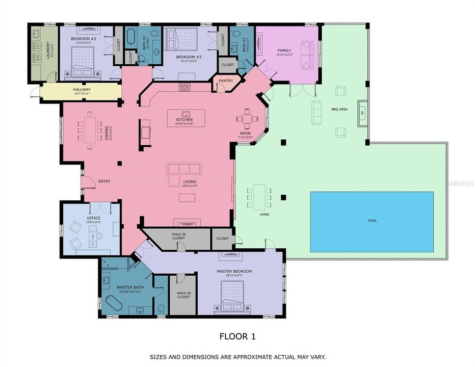 En Venta: $1,170,000 (3 camas, 2 baños, 3133 Pies cuadrados)