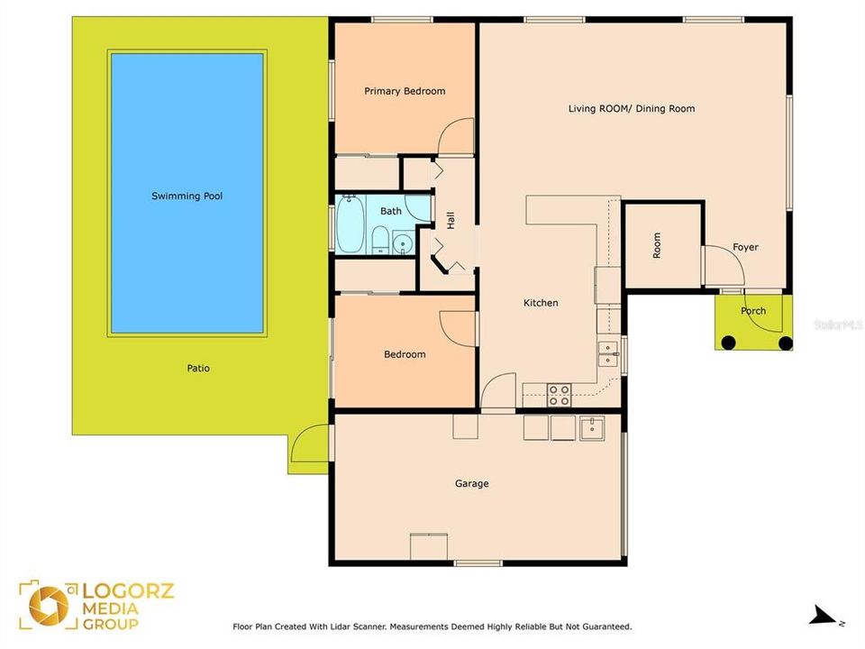 Active With Contract: $349,999 (2 beds, 1 baths, 1091 Square Feet)