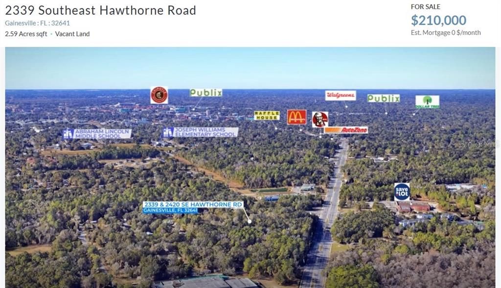 For Sale: $210,000 (2.59 acres)