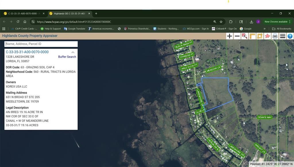 For Sale: $459,000 (19.16 acres)