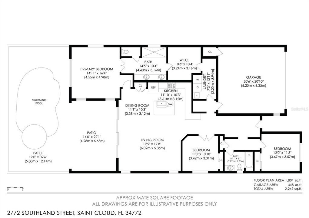 合同活跃: $499,900 (3 贝兹, 2 浴室, 1863 平方英尺)