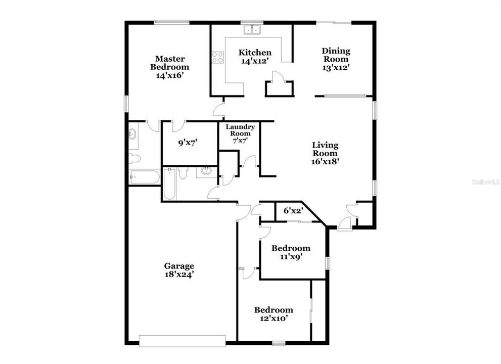出租: $1,505 (3 贝兹, 2 浴室, 1547 平方英尺)