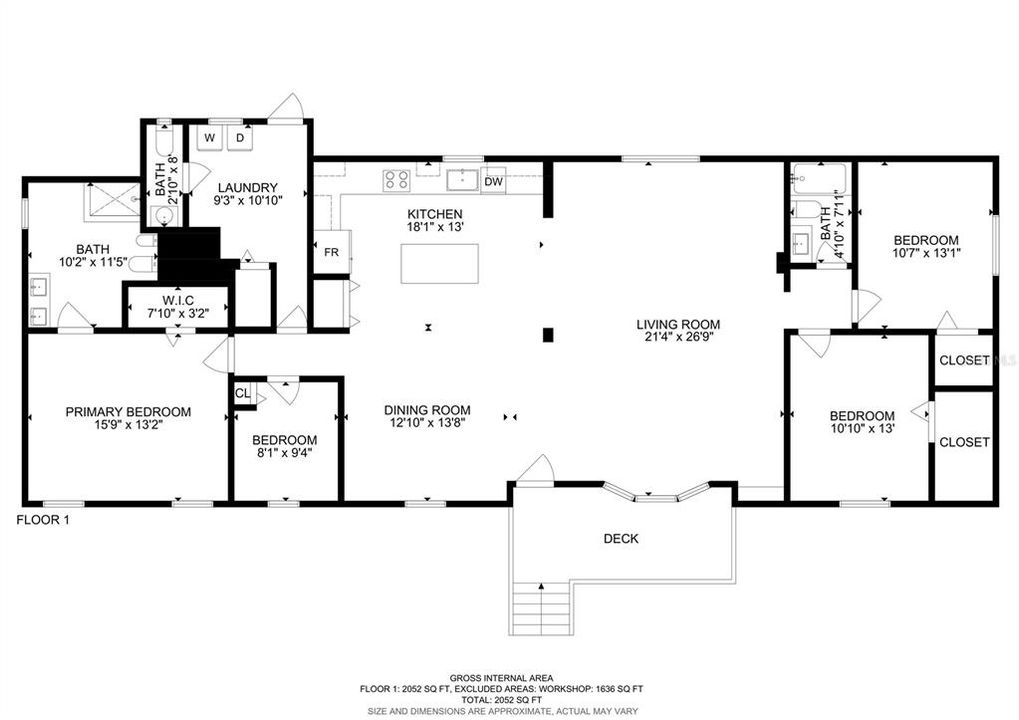 合同活跃: $420,000 (4 贝兹, 2 浴室, 2052 平方英尺)