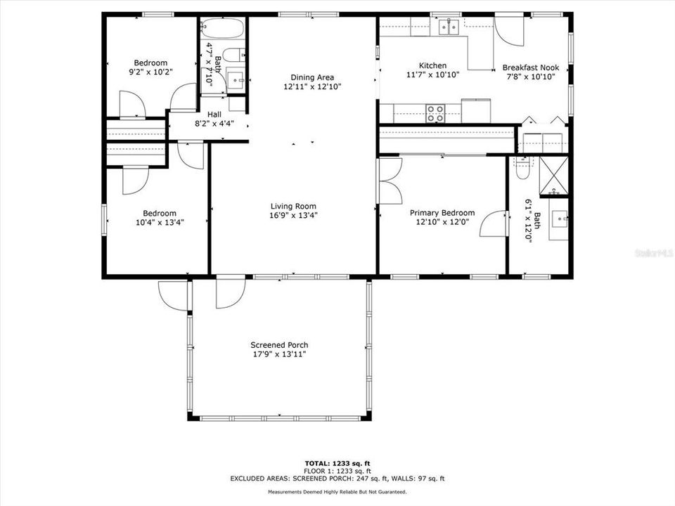 Activo con contrato: $185,000 (3 camas, 2 baños, 1296 Pies cuadrados)