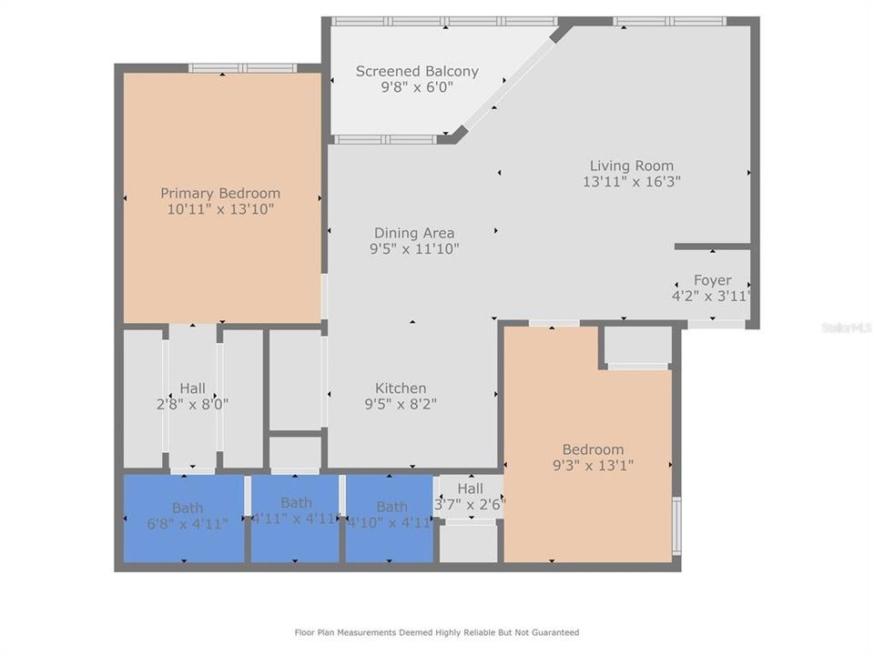 Active With Contract: $185,000 (2 beds, 1 baths, 893 Square Feet)