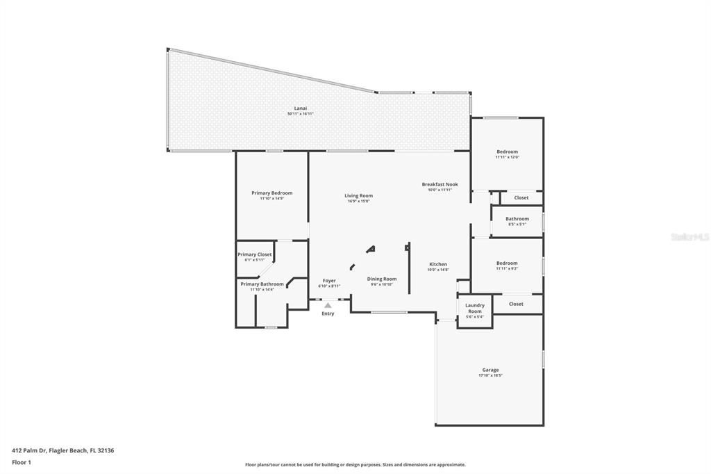 На продажу: $529,000 (3 спален, 2 ванн, 1484 Квадратных фут)