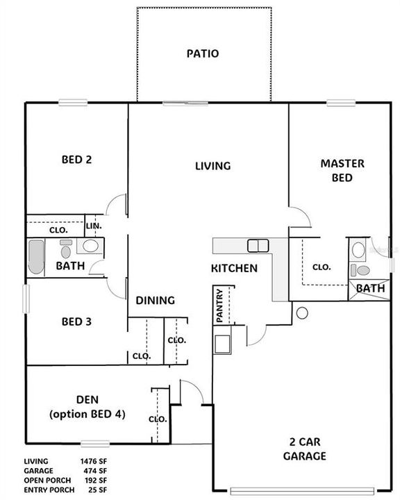For Sale: $257,900 (4 beds, 2 baths, 1476 Square Feet)