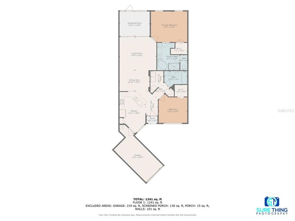 For Sale: $255,000 (2 beds, 2 baths, 1335 Square Feet)