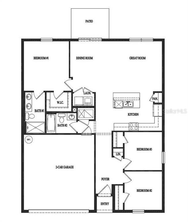 Active With Contract: $314,990 (3 beds, 2 baths, 1328 Square Feet)