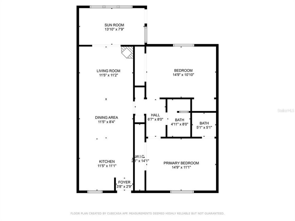 Active With Contract: $179,900 (2 beds, 1 baths, 930 Square Feet)