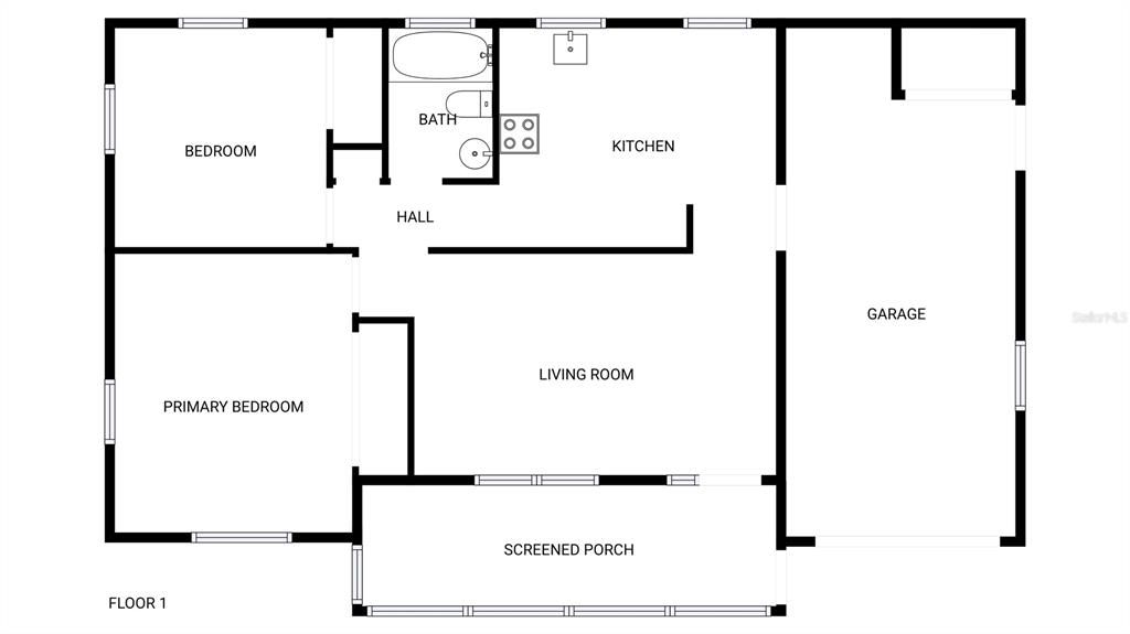 合同活跃: $184,000 (2 贝兹, 1 浴室, 831 平方英尺)