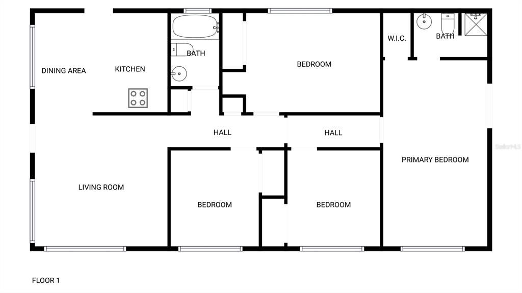Activo con contrato: $282,000 (4 camas, 2 baños, 1199 Pies cuadrados)