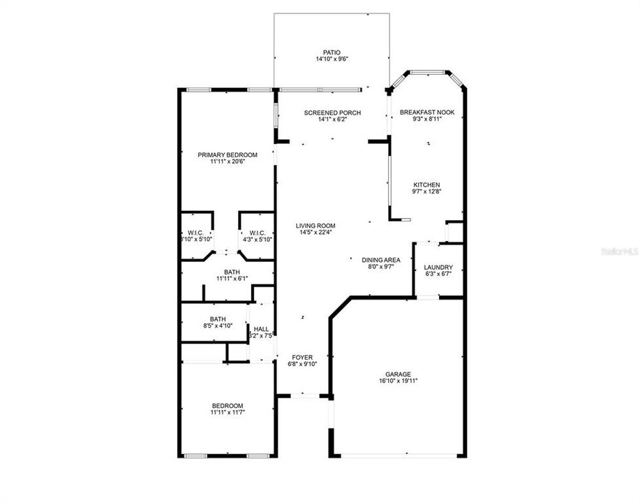 Active With Contract: $239,000 (2 beds, 2 baths, 1298 Square Feet)