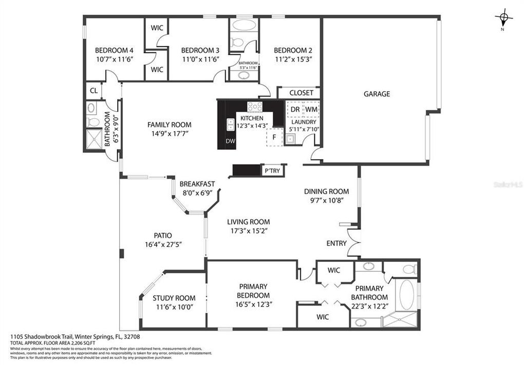 合同活跃: $620,000 (4 贝兹, 3 浴室, 2533 平方英尺)