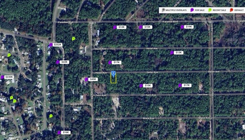 Недавно продано: $8,900 (0.23 acres)