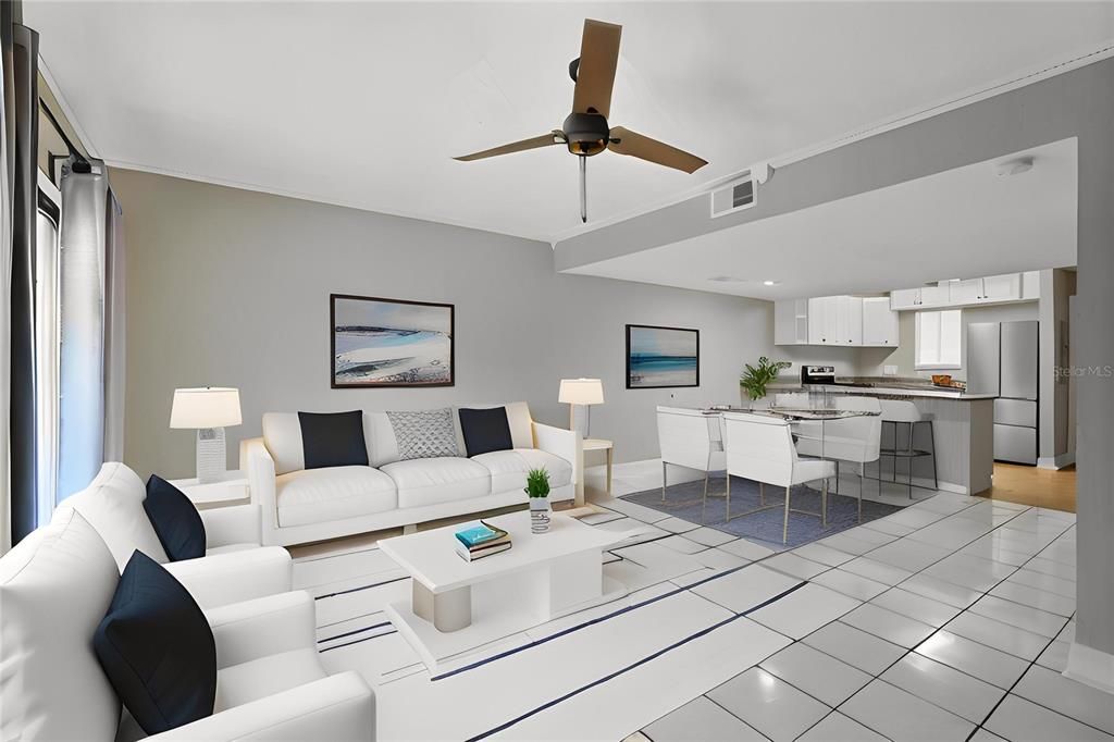 На продажу: $154,900 (2 спален, 1 ванн, 1158 Квадратных фут)