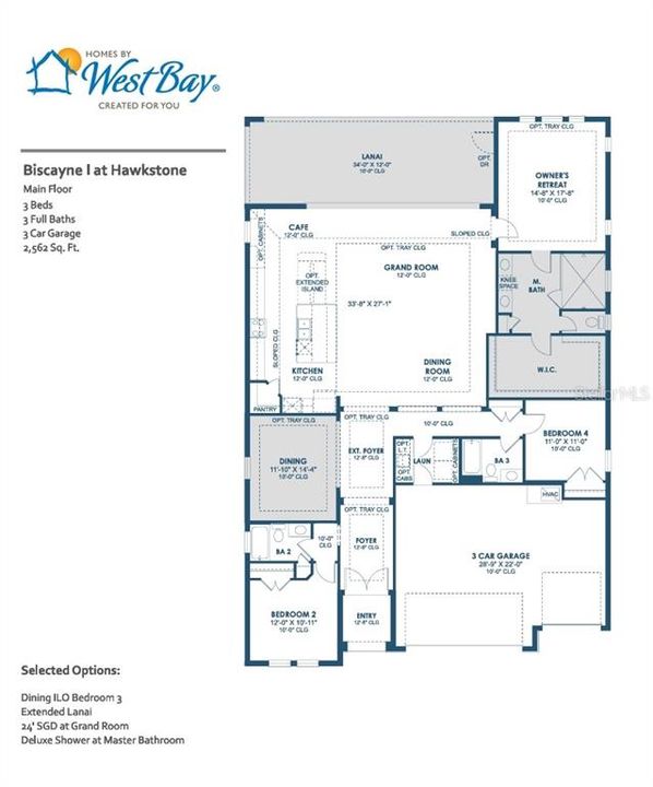 Active With Contract: $699,000 (3 beds, 3 baths, 2541 Square Feet)