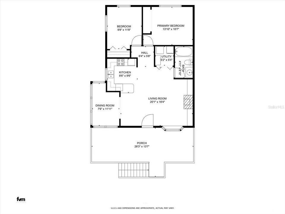 待售: $369,000 (2 贝兹, 1 浴室, 745 平方英尺)