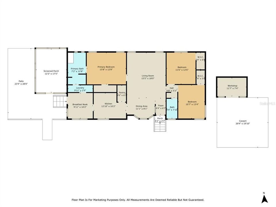 For Sale: $225,000 (3 beds, 2 baths, 1501 Square Feet)