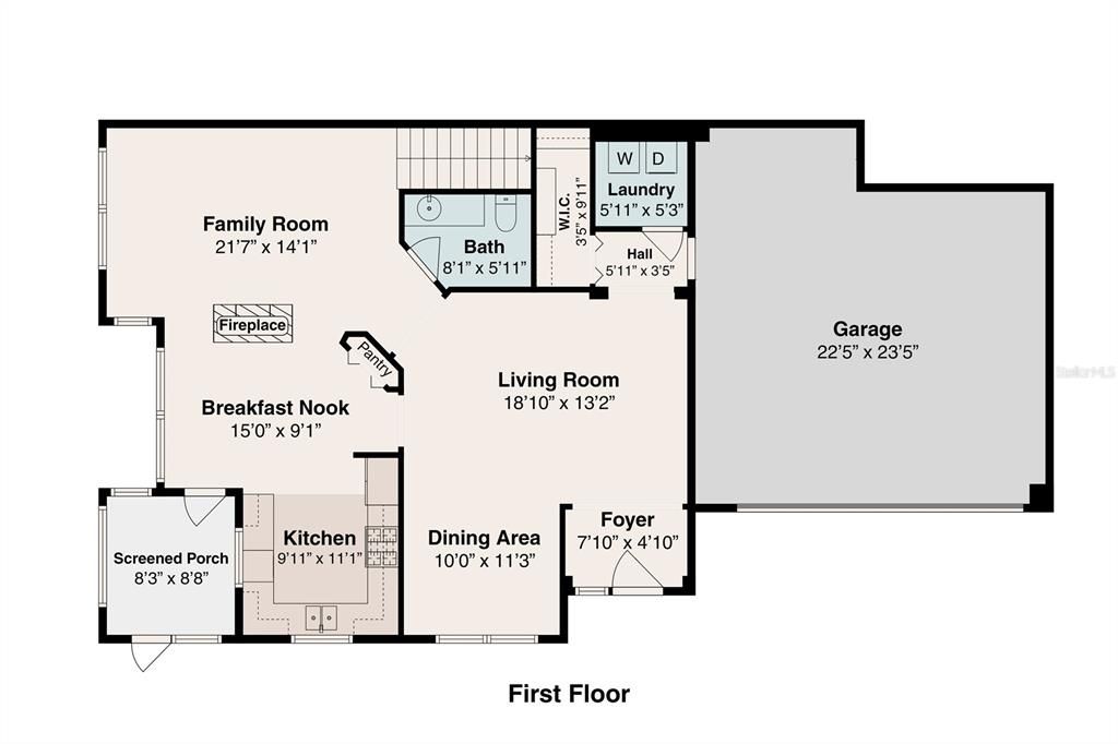 На продажу: $585,000 (3 спален, 2 ванн, 2078 Квадратных фут)