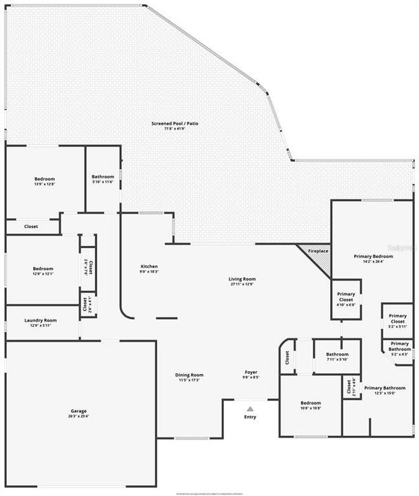 Active With Contract: $915,000 (4 beds, 3 baths, 2447 Square Feet)