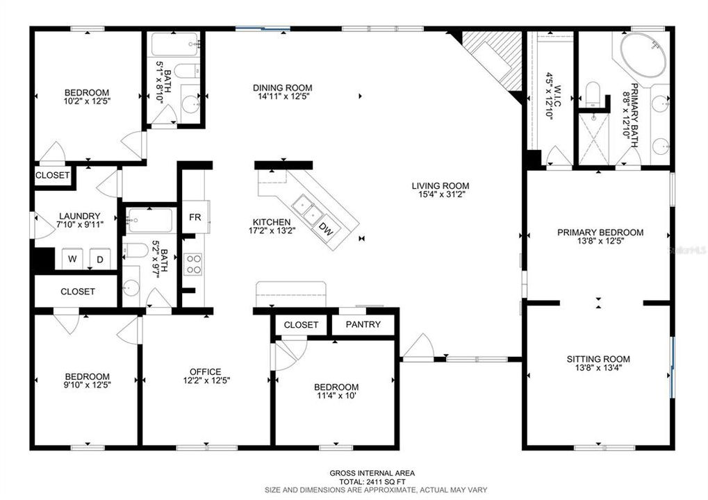 На продажу: $899,900 (4 спален, 3 ванн, 2820 Квадратных фут)