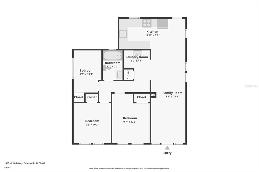 En Venta: $262,000 (3 camas, 1 baños, 840 Pies cuadrados)