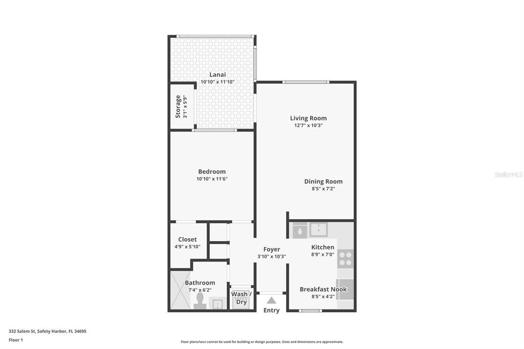 Active With Contract: $237,500 (1 beds, 1 baths, 703 Square Feet)