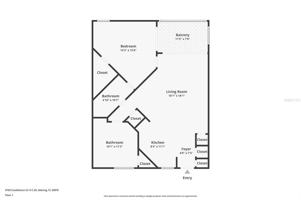 待售: $110,000 (2 贝兹, 1 浴室, 800 平方英尺)