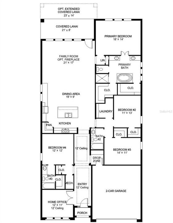 Active With Contract: $574,900 (4 beds, 3 baths, 2555 Square Feet)