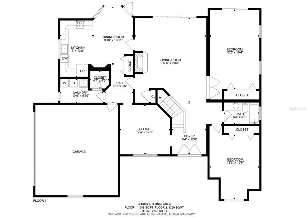 For Sale: $630,000 (5 beds, 3 baths, 2947 Square Feet)