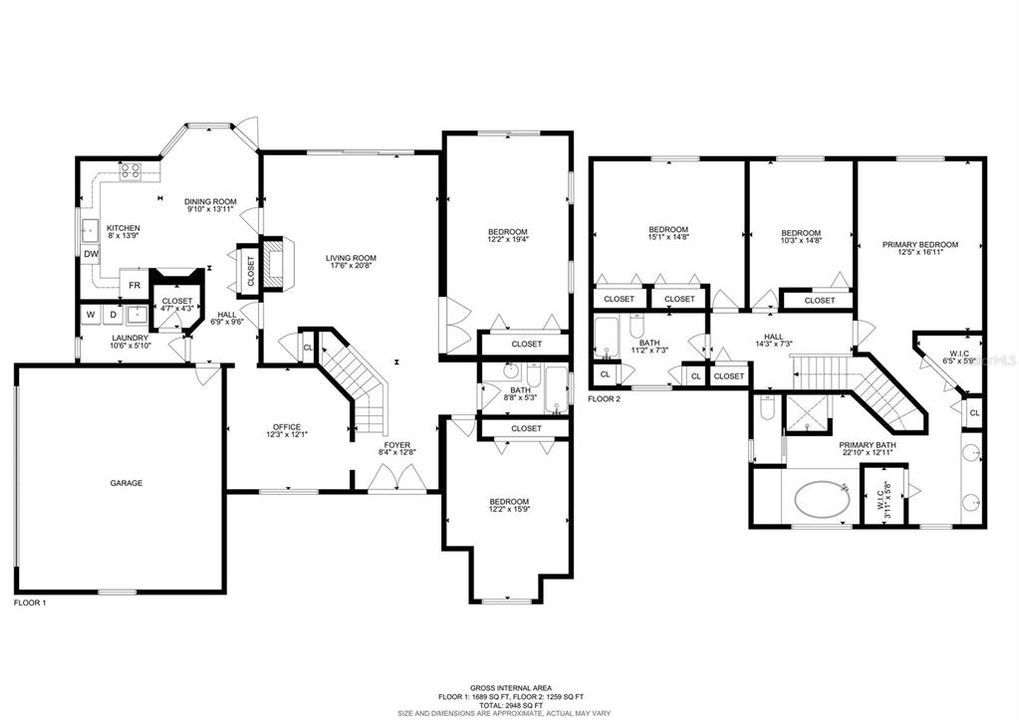 For Sale: $630,000 (5 beds, 3 baths, 2947 Square Feet)