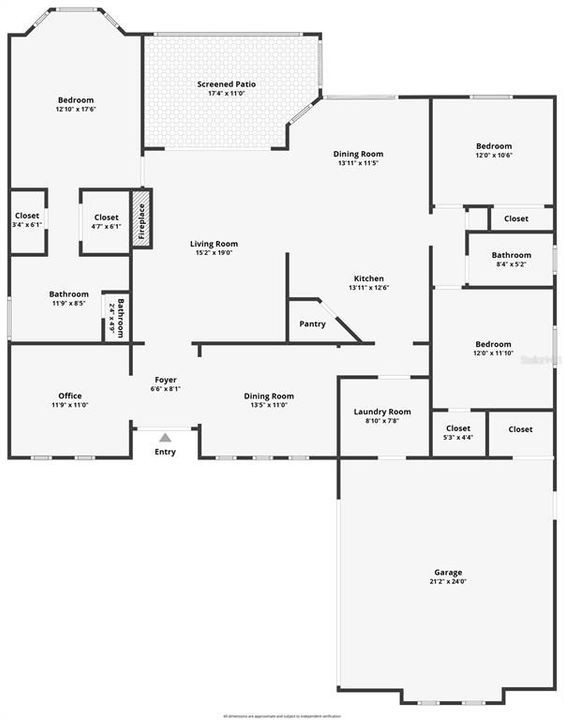 Activo con contrato: $397,420 (3 camas, 2 baños, 2038 Pies cuadrados)