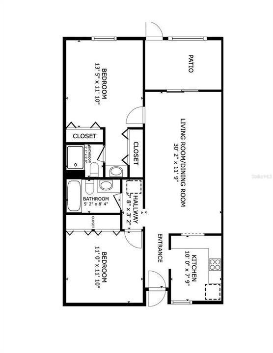 For Sale: $159,900 (2 beds, 2 baths, 866 Square Feet)