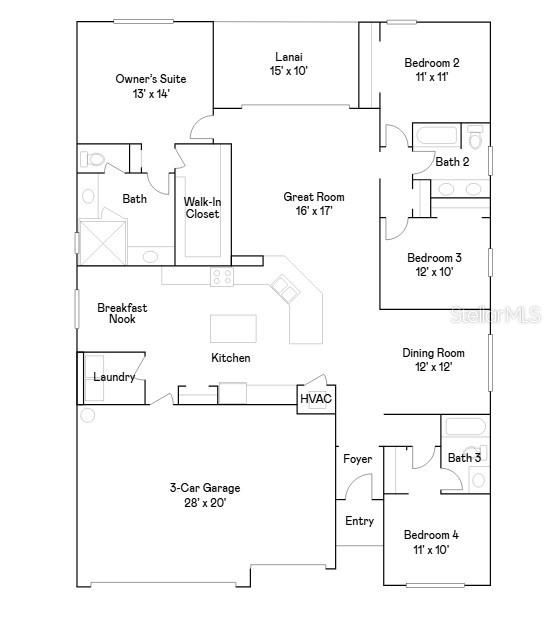 For Rent: $2,675 (4 beds, 3 baths, 2264 Square Feet)