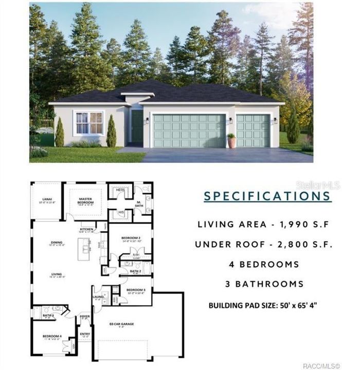 Active With Contract: $345,000 (4 beds, 3 baths, 1990 Square Feet)