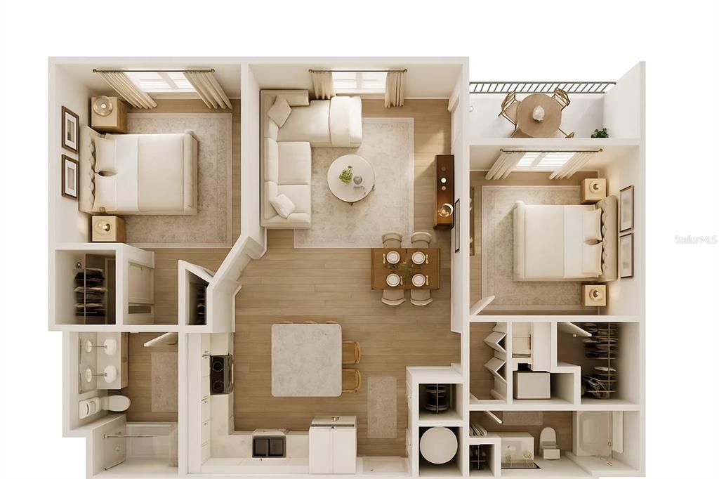 В аренду: $2,969 (2 спален, 2 ванн, 1161 Квадратных фут)